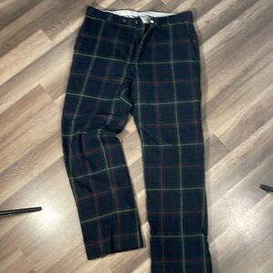 Lauren by Ralph Lauren wool plaid trousers